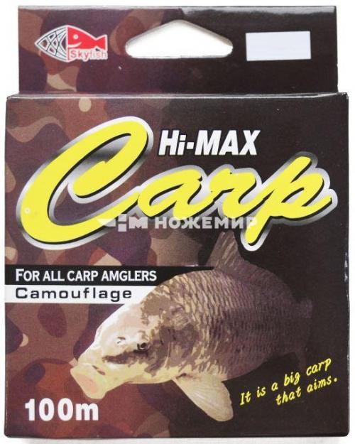 Леска "Hi-max carp" 100 м 0.20 мм,6.0 кг / SkyFish