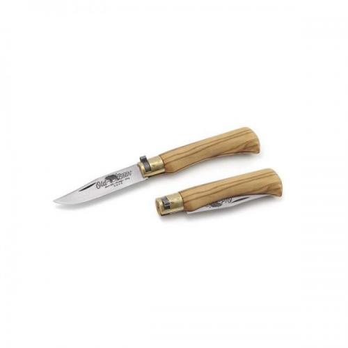 AN_9307/17_LU Olive S - нож скл. клинок 7 см, рукоять - олива