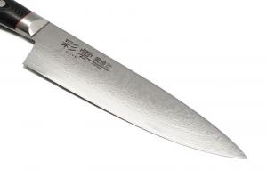 Нож Шеф Kanetsugu Saiun Damascus, 200 мм, сталь VG-10, 33 слоя, рукоять микарта (10225030/220413/0002953)