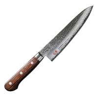 SENZO UNIVERSAL Нож Шеф,коричневая рукоя, 33 слоя VG10, PAKKAWOOD, 180 мм, FT-02/E