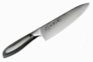 Нож Кухонный Поварской TOJIRO Flash (FF-CH160), длина лезвия 160 мм, сталь VG10, 63 слоя, рукоять микарта, заточка #1000