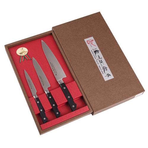 Подарочный набор Satake Stainless Bolster из 3нож.(802-796,663,625)картонной коробке.рук. ABS пластик HG8362, HG8362