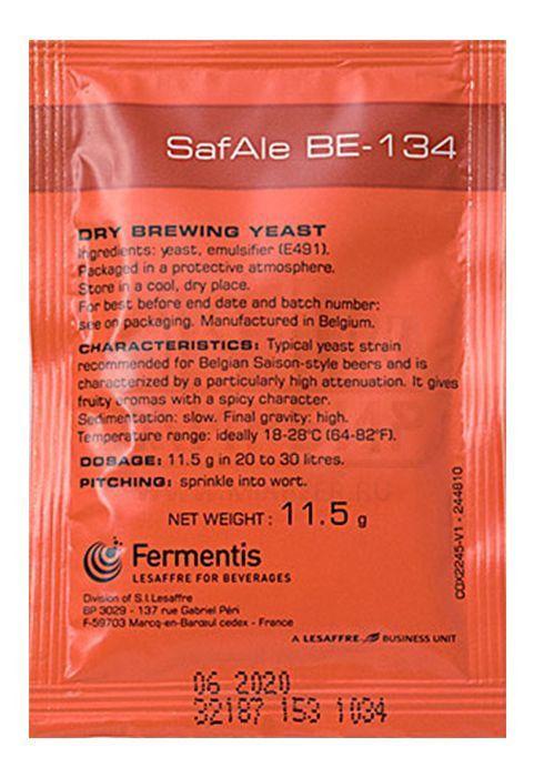 Пивные дрожжи Fermentis "Safale BE-134", 11,5 г