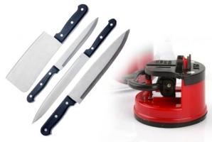 Точилка для стальных ножей "Рубин" (на присоске)