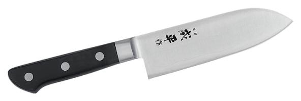 Кухонный Нож Сантоку Fuji Cutlery Narihira (FC-39), длина лезвия 160 мм, сталь Мо-V, рукоять сталь, заточка #4000 Кухонный Нож Сантоку Fuji Cutlery Narihira (FC-39), длина лезвия 160 мм, сталь Мо-V, рукоять сталь, заточка #4000