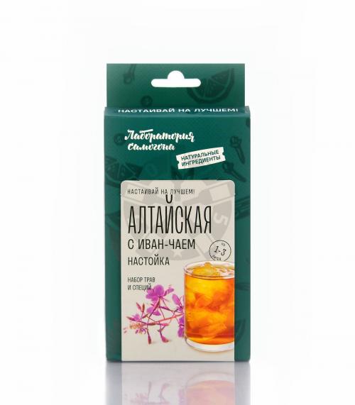 "Алтайская с иван-чаем" настойка. Набор трав и специй. Box