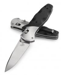 BM581 Barrage - нож складной,  стальной больстер, рук-ть G10, сталь M390