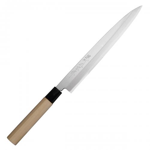 Нож традиционный для сасими 24 см сталь ShiroGami HRC 61-62 Satake Line, 803-007