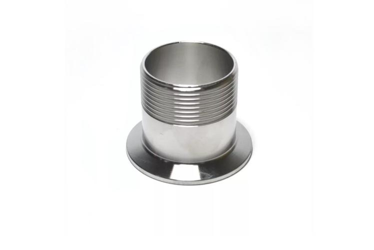 Переходник с клампа 2" на наружную резьбу DN40 (1 1/2")