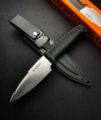 GS-10846 Нож походный "Mini" 110 мм/224 мм, 440C сталь, рукоять kraton rubber (полиизопрен), пластик
