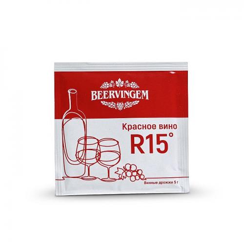 Винные дрожжи Beervingem "Red Wine R15", 5 г