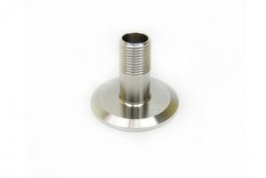 Переходник с клампа 1,5" на наружную резьбу DN15 (1/2")