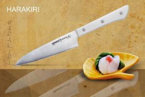 SHR-0021W/K Нож кухонный "Samura HARAKIRI"универсальный 120 мм, коррозионно-стойкая сталь, ABS пластик