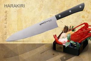 SHR-0085B/K Нож кухонный "Samura HARAKIRI" Шеф 208 мм, коррозионно-стойкая сталь, ABS пластик