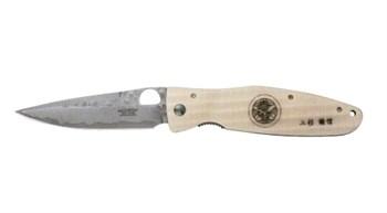 MC-0185G MCUSTA Нож скл. UESUGI KENSHIN 95-215, ст.SPG-2 SAN MAI, рук. белая микарта MC-0185G MCUSTA Нож скл. UESUGI KENSHIN 95-215, ст.SPG-2 SAN MAI, рук. белая микарта