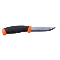 Нож Morakniv Companion F серрейторн, нержавеющая сталь, прорезиненная рукоять с оранжевыми накладкам, 11829