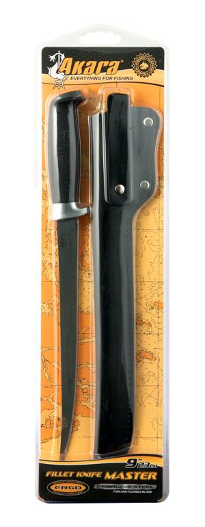 Нож Akara Fillet Master FK18-23 23 см кожаный чехол