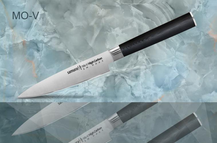 SM-0021/16 Нож кухонный "Samura Mo-V" универсальный 125 мм, G-10