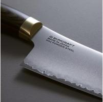Нож кухонный Сантоку SUNСRAFT Elegancia 175мм, KSK-05