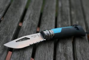 Нож Opinel OUTDOOR 8VRI (пластик/нержавеющая) синий