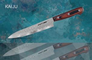 SKJ-0023/K Нож кухонный "Samura KAIJU" универсальный 150 мм, AUS-8, дерево