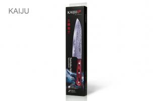 SKJ-0095/K Нож кухонный "Samura KAIJU" Сантоку 180 мм, AUS-8, дерево