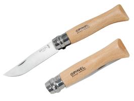 Нож Opinel №10, нержавеющая сталь, бук