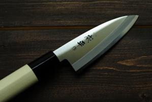 FC-70, Нож Деба мини Fuji Cutlery Narihira, 105 мм, сталь Sus420J2, рукоять дерево, #9000 (10225030/220413/0002953)