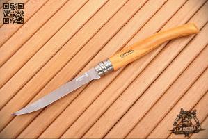 Нож филейный Opinel №15, нержавеющая сталь, рукоять бук