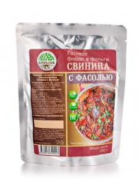 Свинина с фасолью 250гр.