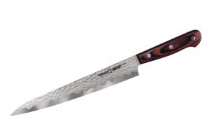 SKJ-0045/K Нож кухонный "Samura KAIJU" Янагиба 240 мм, AUS-8, дерево