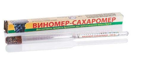 Винометр-сахарометр (спирт 0-12, сахар 0-25)