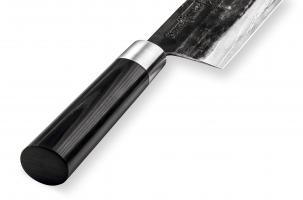 SP5-0043/K Нож кухонный "Samura SUPER 5" накири 171 мм, VG-10 5 слоев, микарта