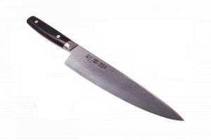 Нож Кухонный Поварской Kanetsugu Saiun Damascus (9006), длина лезвия 230 мм, сталь VG-10, 33 слоя, рукоять микарта, зато