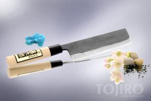 Кухонный Нож для Овощей Традиционный Японский TOJIRO Japanese (F-699), длина лезвия 165 мм, сталь "Shirogami", 3 слоя, р